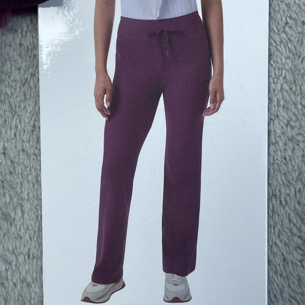32 Degrees Women's M Active Flare Pant Purple e0383